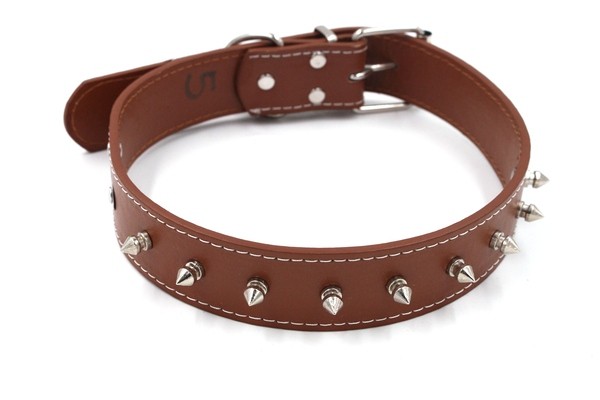 Ogrlica za pse 3.5*70cm OK5-braon spic
