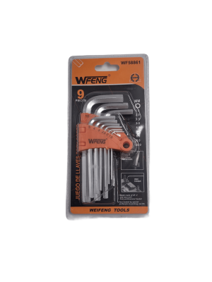 Komplet imbusa srednji WF-20002-9kom/set